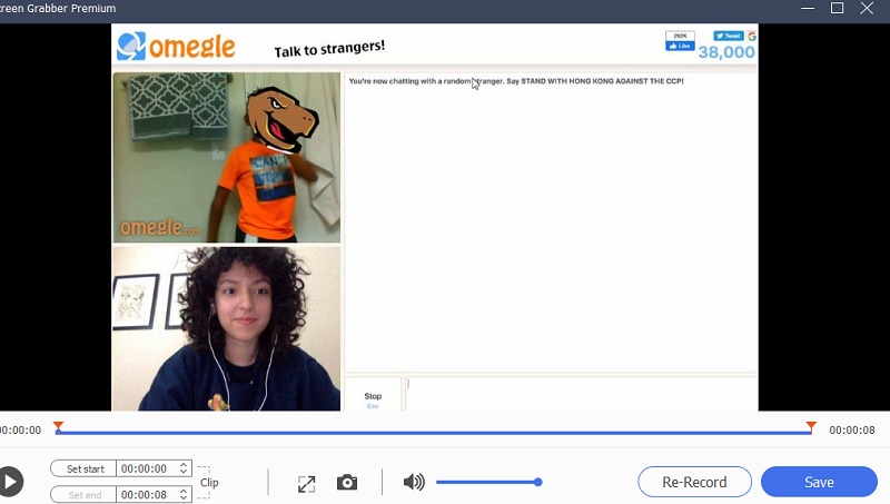 Omegle cam chat on iphone