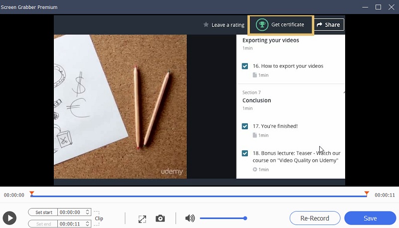 udemy recorder sgp video preview