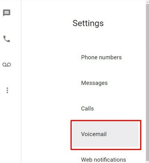 record voicemail message android step1