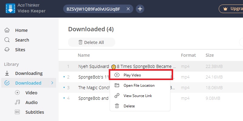 download spongebob vk step3