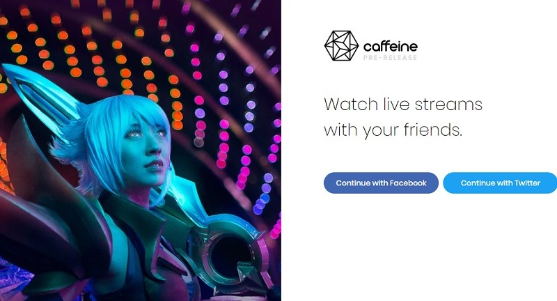 caffeine game streaming site