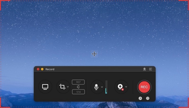 start the recording process