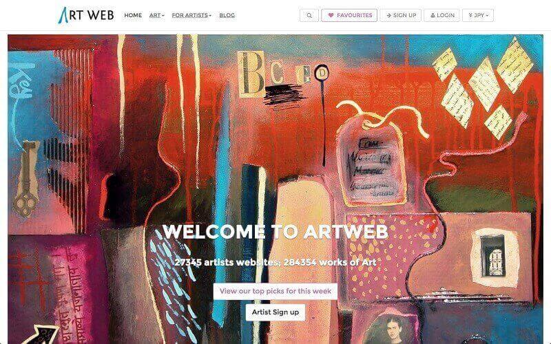 artweb como sitios como deviantart
