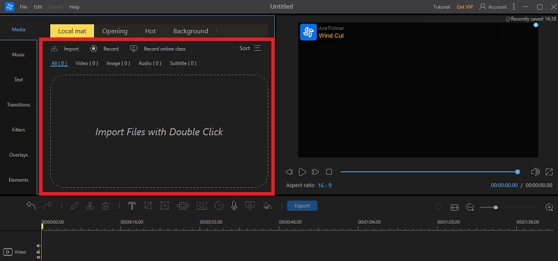 import your recorded flash video