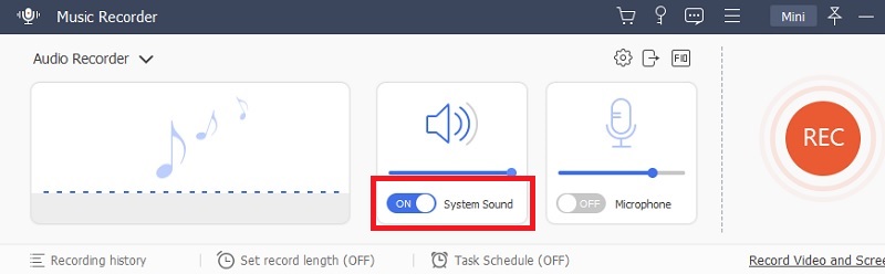 record pandora mr audio mode