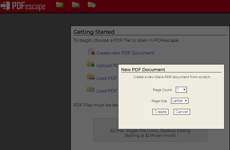 create pdf form