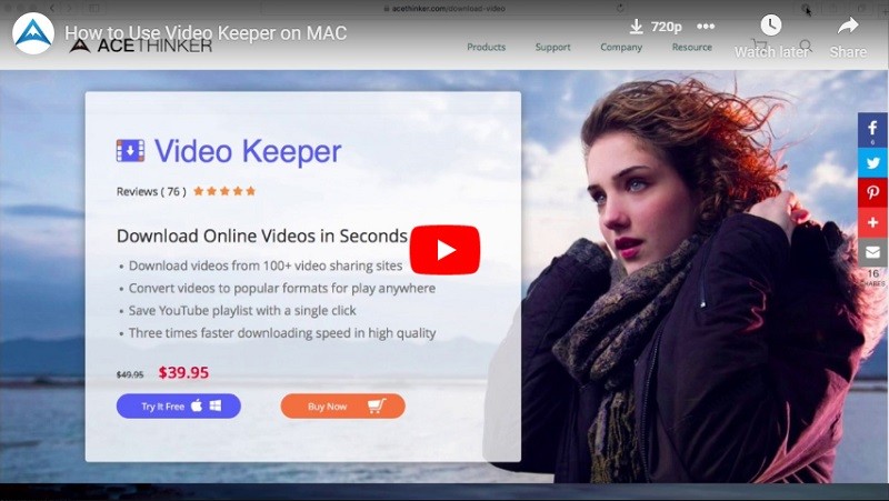 Vorschaubild für Video Keeper Mac