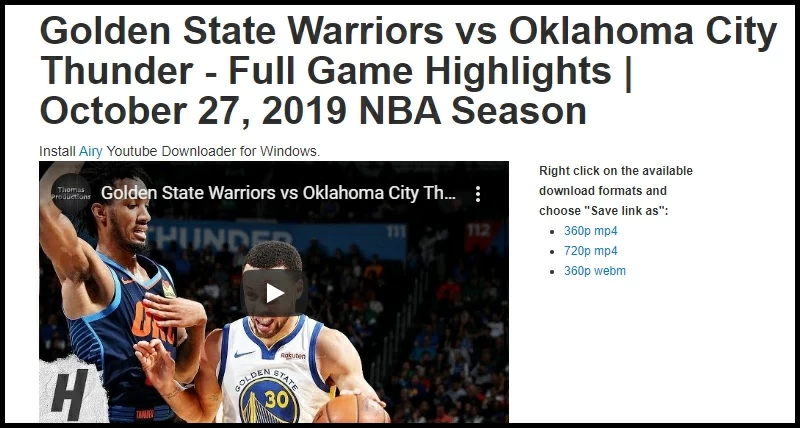 download YouTube videos