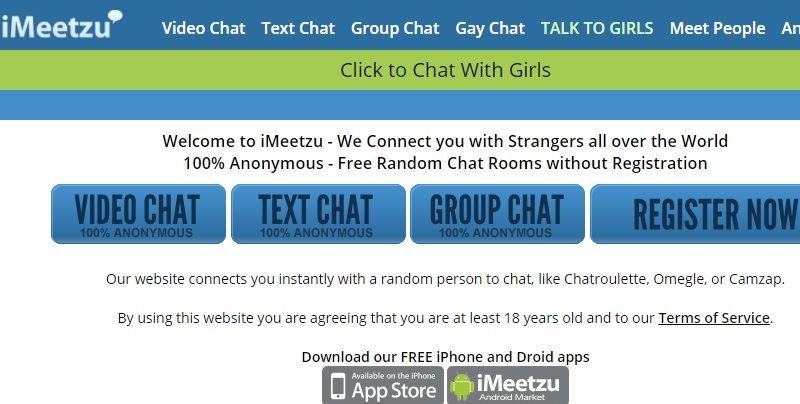 Random text chat sites like omegle