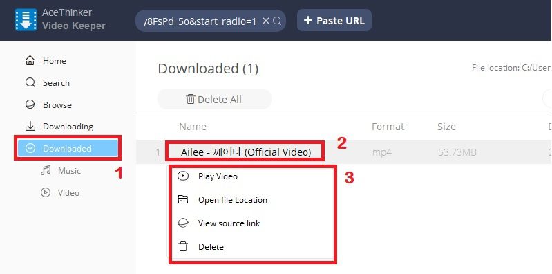 DownloadHelper alternativas vk paso 3