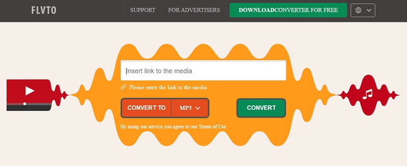 flvto interface