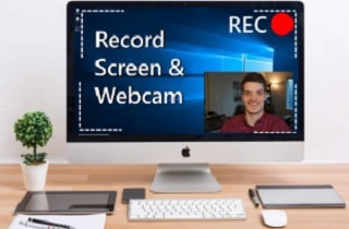record screen and webcam