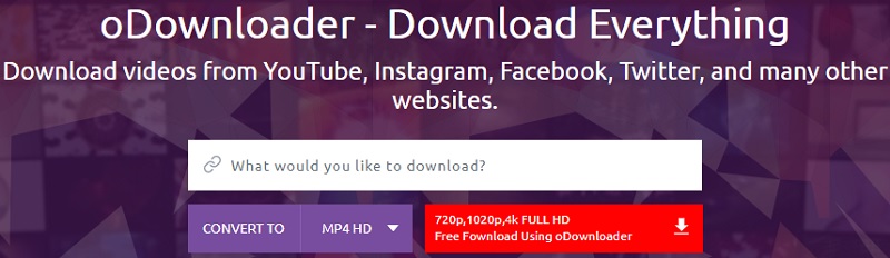 4k video download odownloader