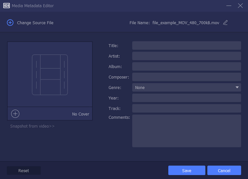 media metadata editor