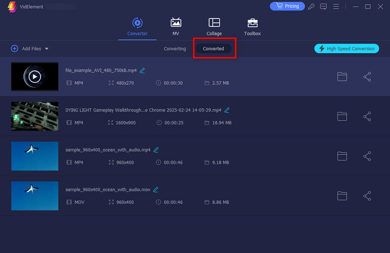 check converted file
