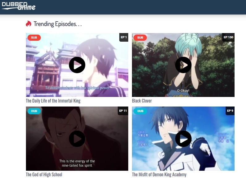 Top 10 Sites to Watch Dubbed Anime Online for Free 2022