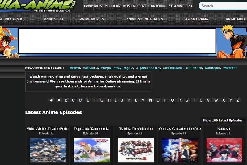 sites like animefreak chia anime