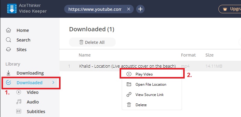 youtube not working download vk step3
