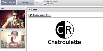 chatroulette main interface