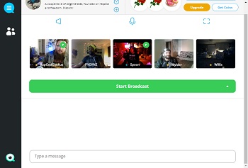 tinychat inteface