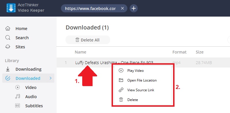 download facebook videos vk step4