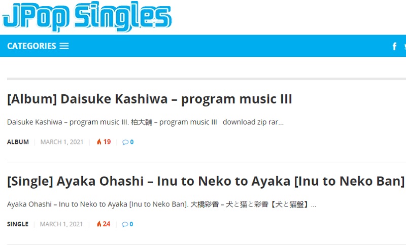 jpopsingles descargar musica japonesa