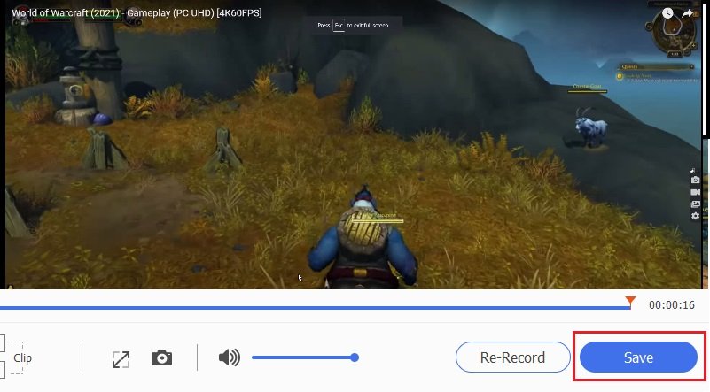 Rekord World of Warcraft Schritt 5
