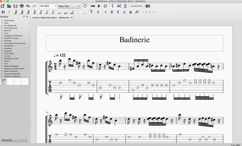 songwriting software musecore