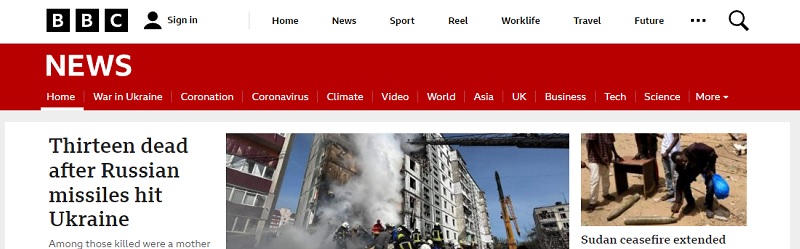 understanding bbc website