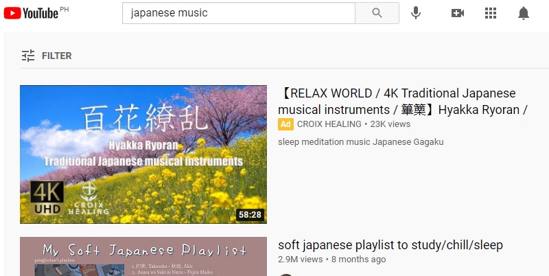 youtube descargar musica japonesa