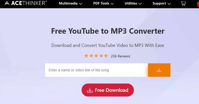 mp3 converter interface
