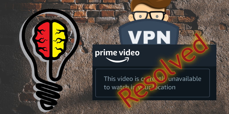 video principal no disponible vpn
