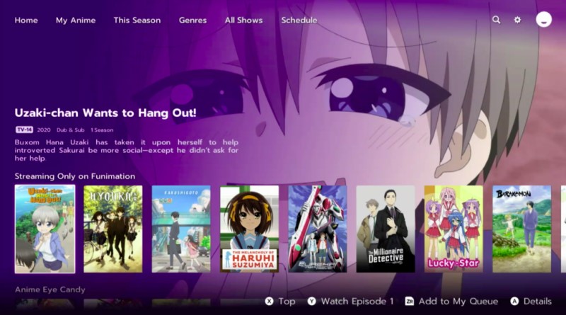 watch anime on ps4 funimation