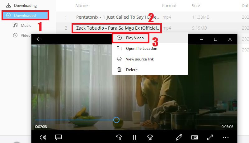 download youtube video to pc vk step4