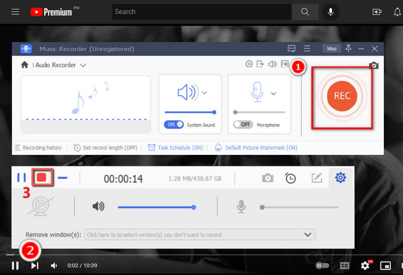 record youtube sound with acethinker music recorder