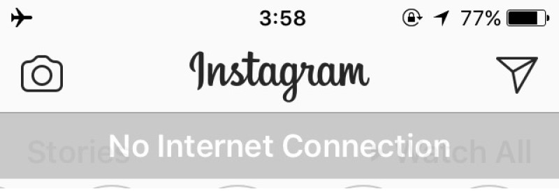 instagram not posting internet