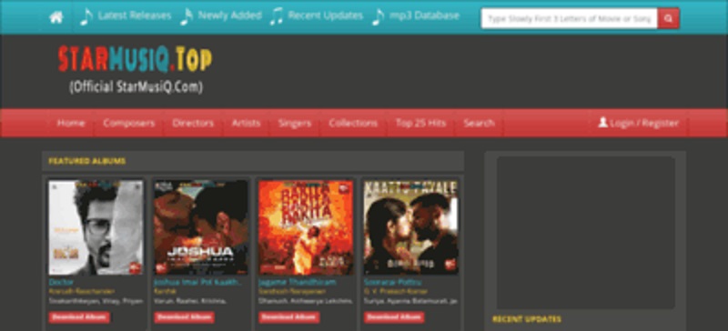 sites to download tamil songs starmusicq interface