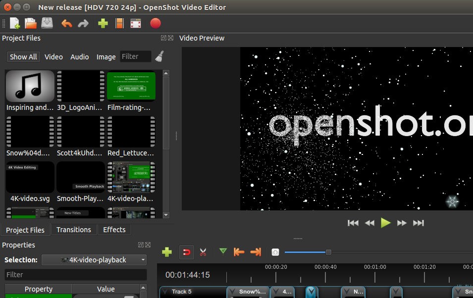  video editor for youtube Openshot