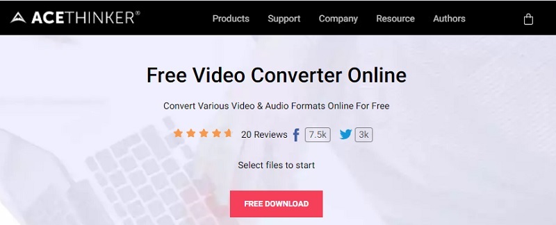 comprimir video para Messenger vm convertidor en línea