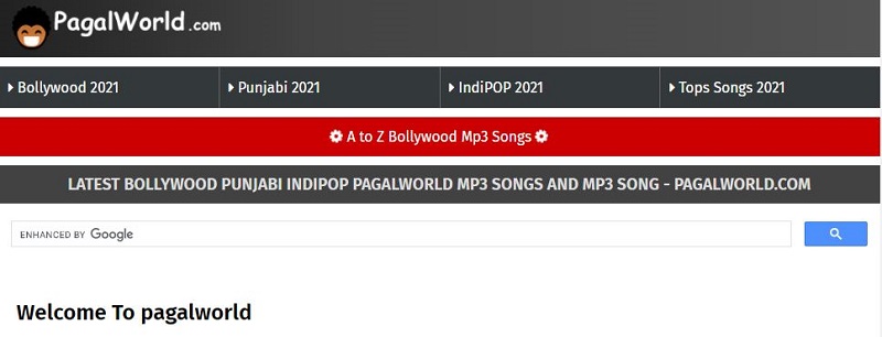 pagalworld interface