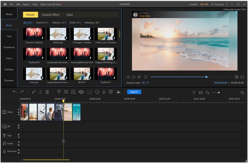 AceThinker Video Editor screenshot