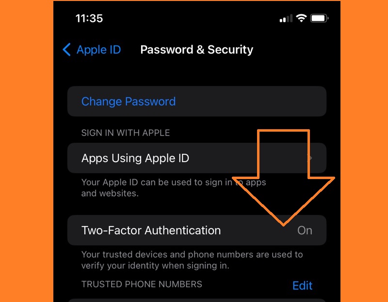 enable two factor authentication
