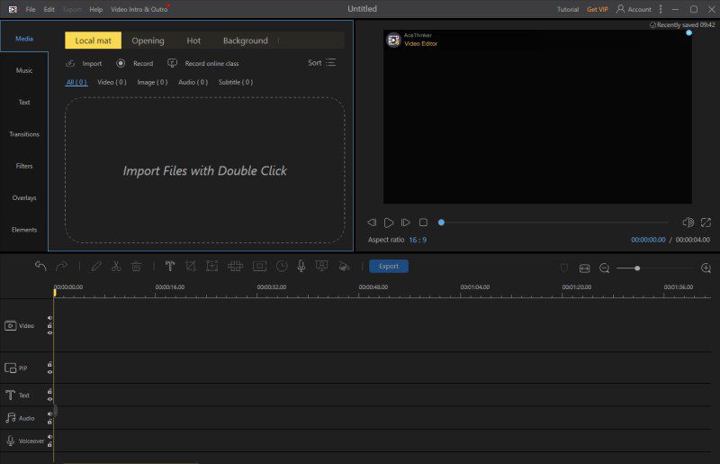 acethinker video editor interface
