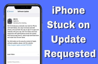 feature iphone stuck on update requested