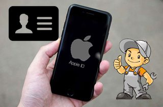 iPhone destacado atascado en la configuración de ID de Apple