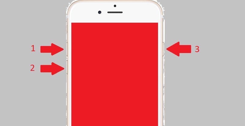 iphone red screen of death restart 1