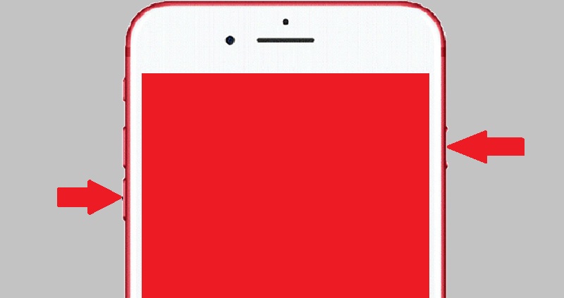 iphone red screen of death restart 2
