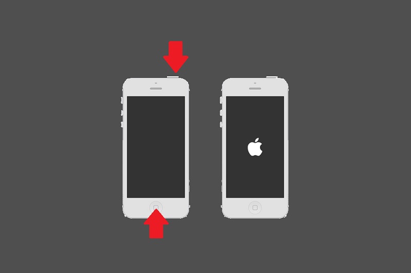 iphone red screen of death restart 3