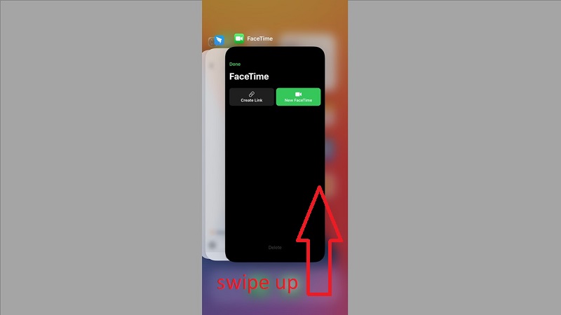 iphone atascado en la pantalla de llamada finalizada salir de facetime