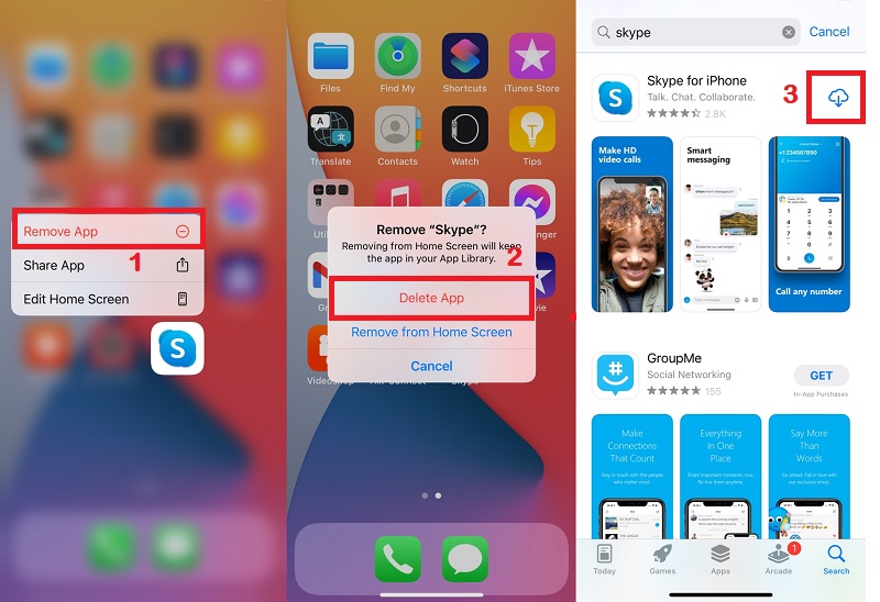 recover deleted Skype messages iPhone reinstall